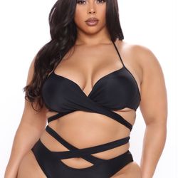 Black 2 Piece Bikini 