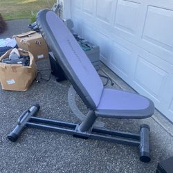 Reebok Adjustable Weight Exercise, Bench