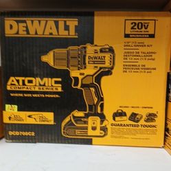 Dewalt New Brushless  Atomic  20v 1/2 Drill