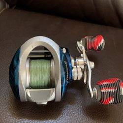 titanium 8 bait caster reel 