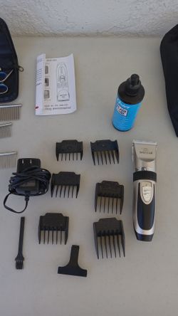 Large lot used pet grooming set