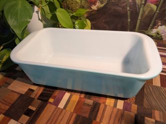 Vintage Pyrex Turquoise Loaf Pan 213