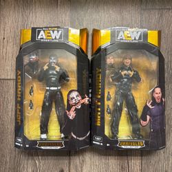 AEW Unrivaled Series 16 Hardy Boyz Set Matt & Jeff Hardy Figures WWE