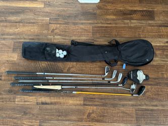 Mixed Lot Titelist Callaway Ben Hogan White Hot Adamsgolf Golf Clubs Balls Bag