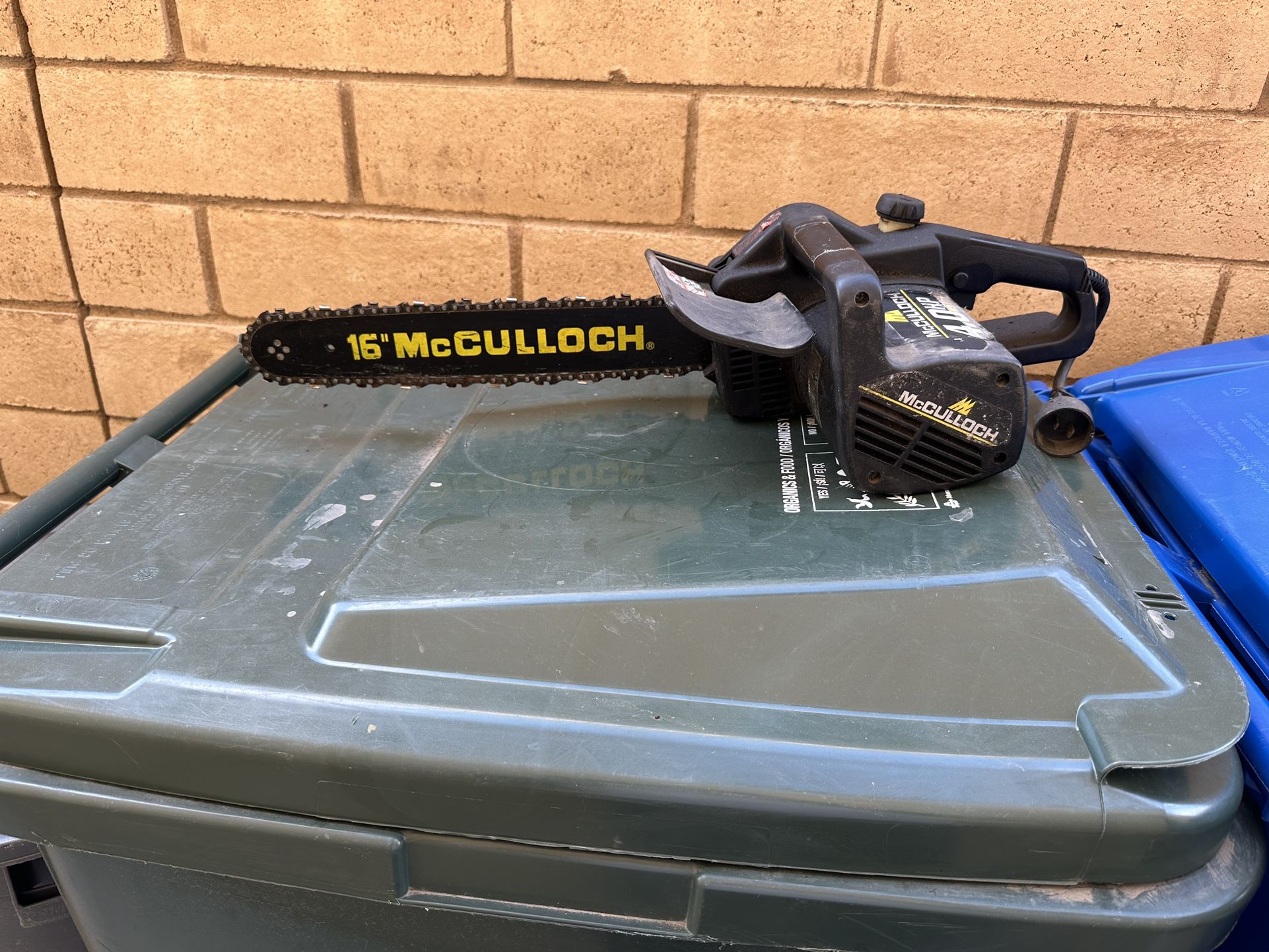 McCulloch MS1640 Electric Chainsaw
