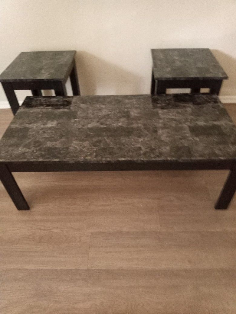 Coffee Table And End Tables