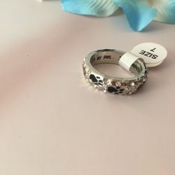 Paw Print Ring, Size 7
