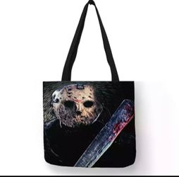 Horror Tote Bag Jason Jack Skellington Gremlins