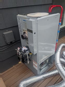Oil burning furnace