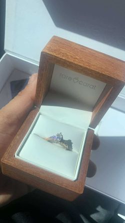 14K Gold ring With .71 CT Marquise Lab Grown Diamond