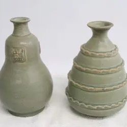 Chinese Celadon Porcelain Vases