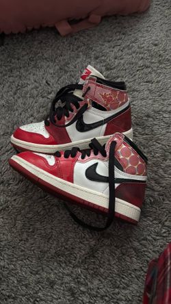 Preschool jordan 1s Spider-Man multi verse