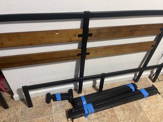 Queen Bed Frame & Mattress