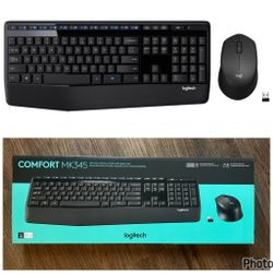 Logitech Comfort Mk345 Wireless Keyboard And Mouse Combo (windows/chrome Os)