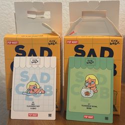 POP MART Sad Club Scene - Big Cleaning Day & Teardrop Bowl