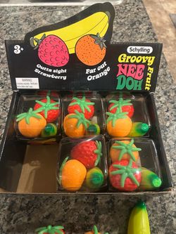 Schylling Groovy Nee Doh Fruit Stress Balls