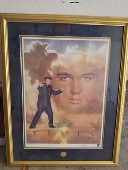 Elvis "Love Me Tender" Limited Edition Framed Lithograph