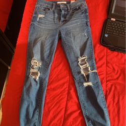 Eunina High Rise Slinky Jeans