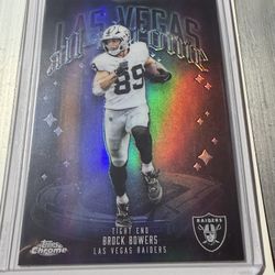 ‘25 Topps Chrome Brock Bowers All-Chrome Refractor 