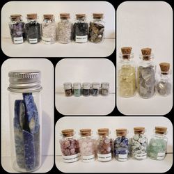 Natural Healing Crystals In A Bottle