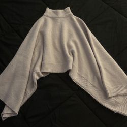Forever 21 Contemporary Women’s Light Pink Knitted Poncho