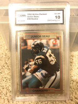 Junior Seau Rookie Cards- Graded 10