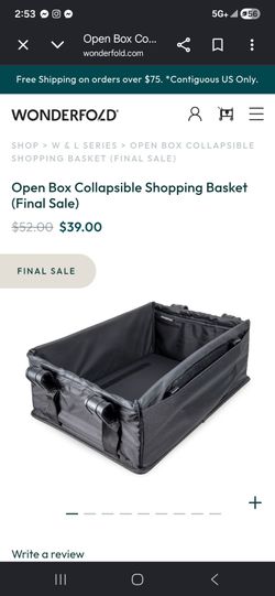 Wonderfold wagon 2 shopping basket
