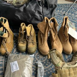 Military Boots Size 8