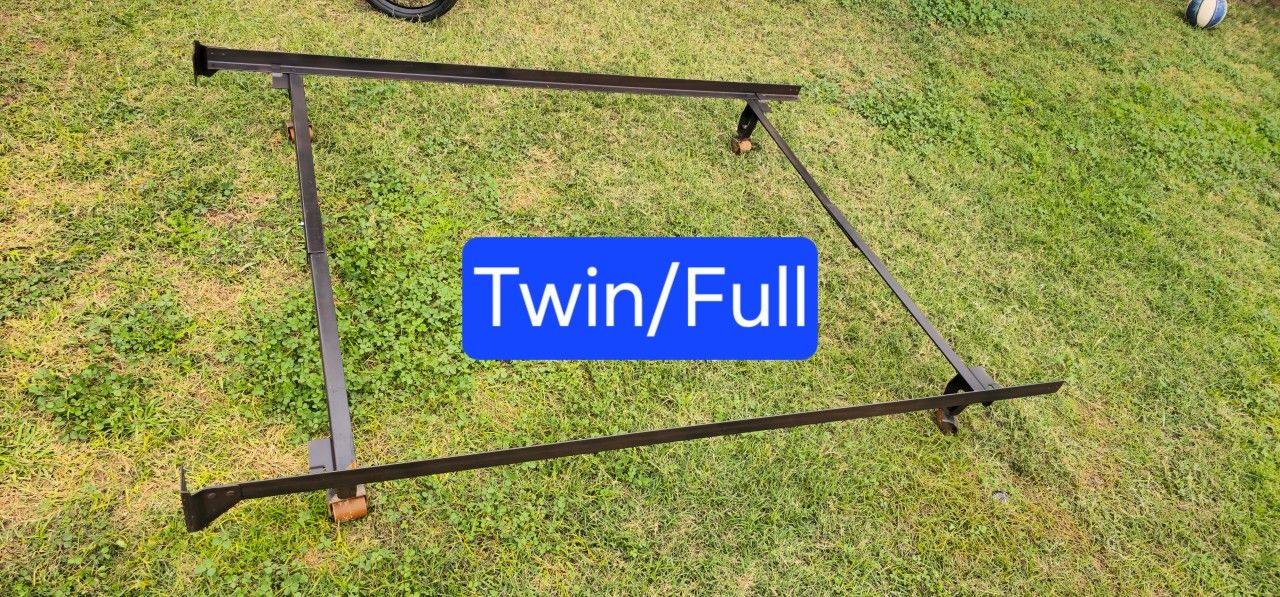**Thick Metal Bed Frame **(fits twin/full)