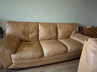 Leather couches