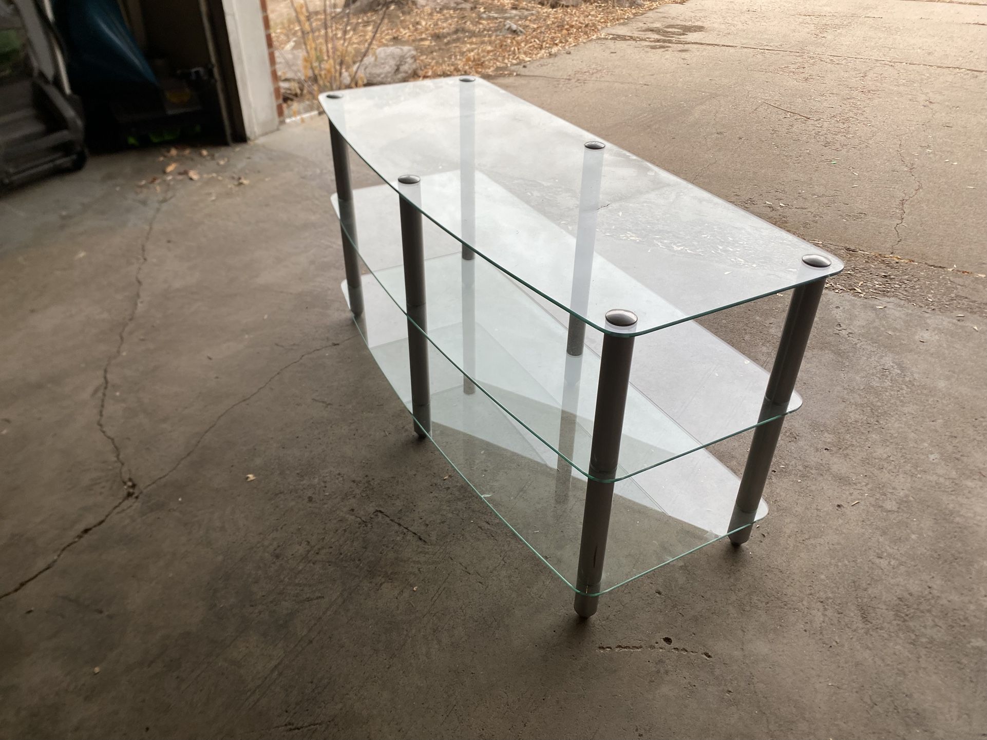 Glass TV Stand