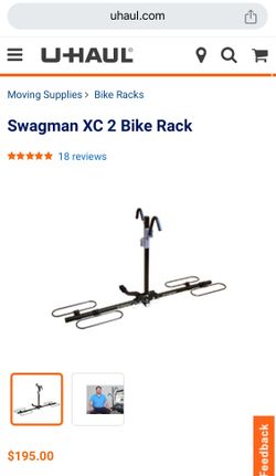 Bike Rack Swagman XC For 2 bikes