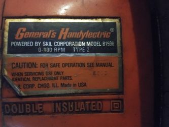 General Handyelectric. Pipecleaner