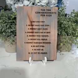 Handmade Custom Wood Bible Decor