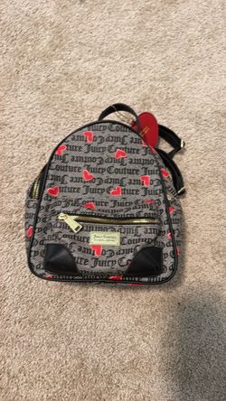 Juicy Couture Mini Backpack with Heart Print