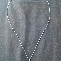 Sterling Silver Necklace Flower Pendant