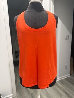 Orange Lululemon Love Tank Top