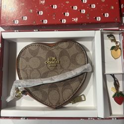 Coach Coin Purse  With Charms 