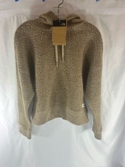 The North Face Women’s Sherpa Fleece Pullover Hoodie – Size Medium – Tan