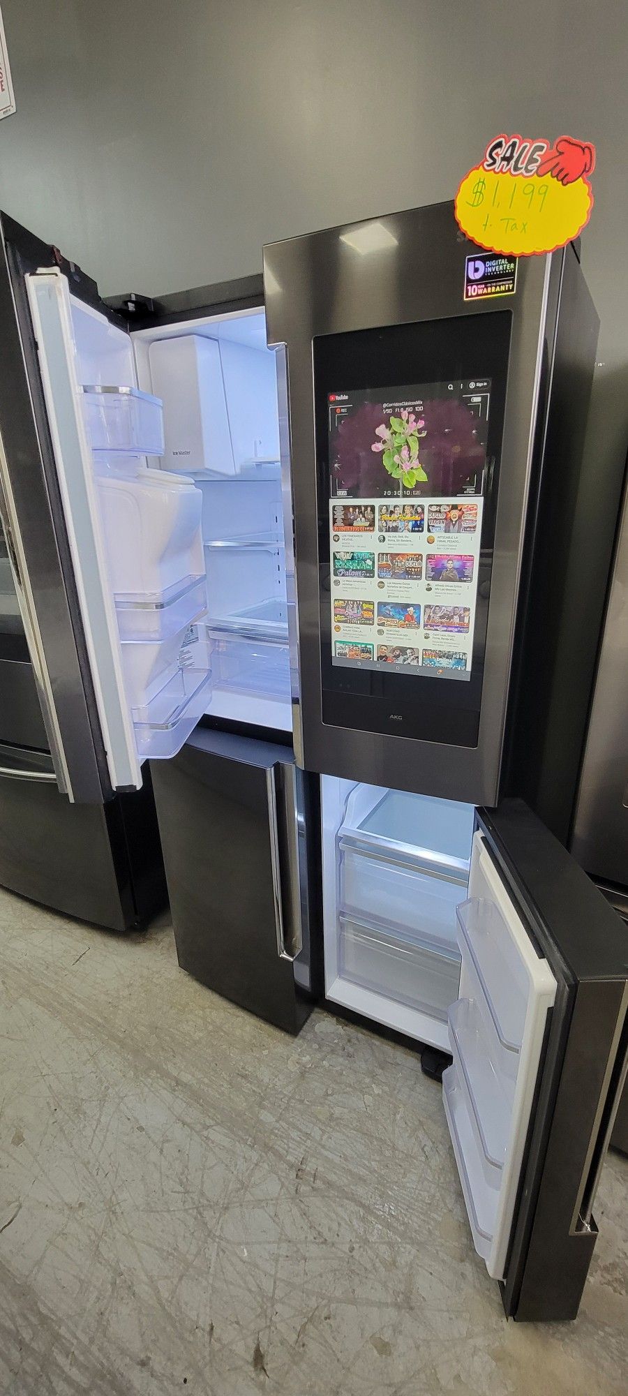 End of Nov special yes special Rrefrigeratorr French 4-Door with warranty Delivery Available Fee depends on Address π