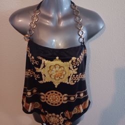 All Aboard Sailor Print Bodysuit