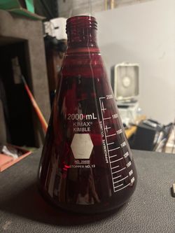 Glass Laboratory Flask - KIMAX 2000mL, Erienmeyer