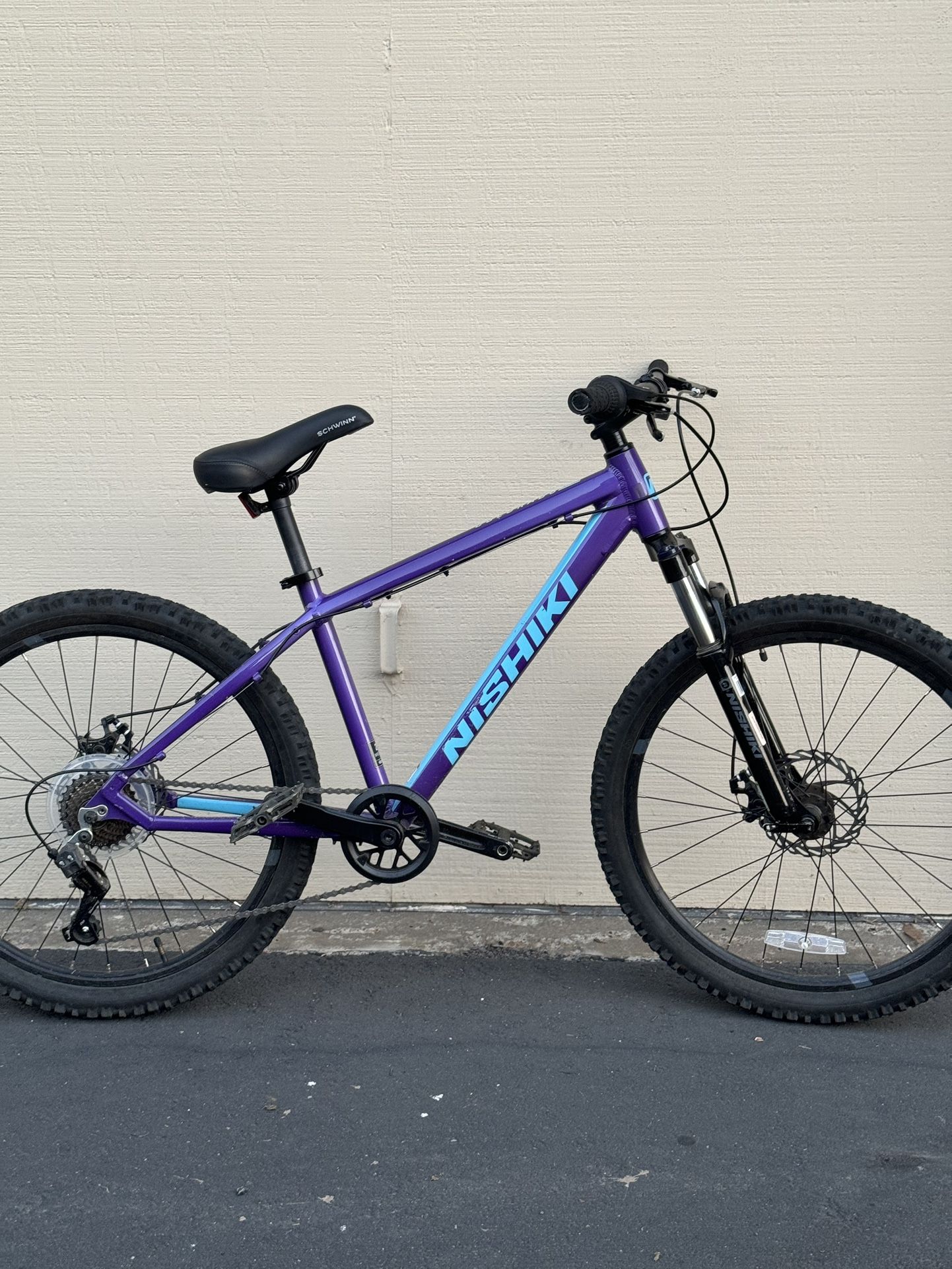 Mountain Bike Nishiki Bike Seat Nishiki 24 Inch Hardtail Mtb