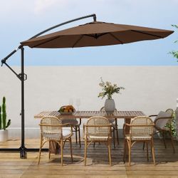 Cantilever Umbrella Brown Overhang Umbrella