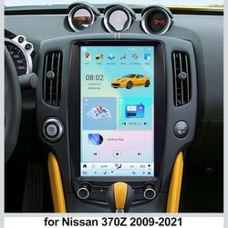 13.8" 8-Core Android 14 Car Radio Stereo for 2009-2021 Nissan 370Z Built-in Carplay/Android Auto with GPS Navigation DSP Bluetooth GPS WiFi +Backup Ca