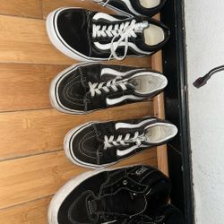 Men Vans Size 10 All 3 For $40.  Will Not Split 