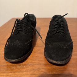 Women’s Wingtips Brogue Shoes Low Block Heel Lace-up By Marc Fisher Size 6.5M