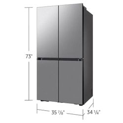 3-NEW IN BOX SAMSUNG BESPOKE  FLEX REFRIGERATOR PANELS IN STAINLESS STEEL