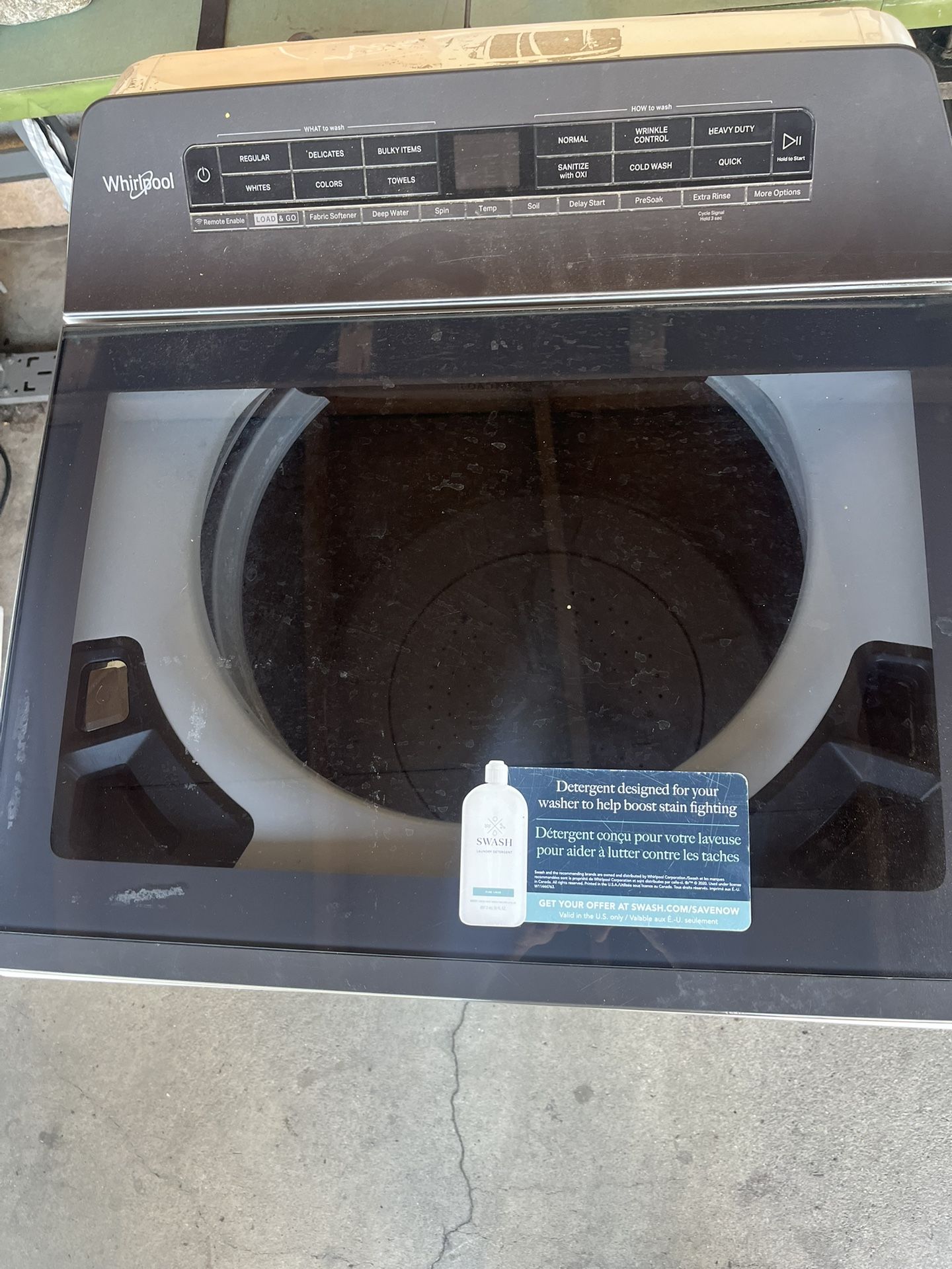 Washer and dryer