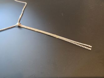 Elegant Adjustable Necklace With Brilliant Crystals